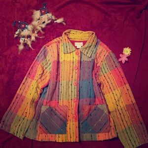Retro Multicolored Coat